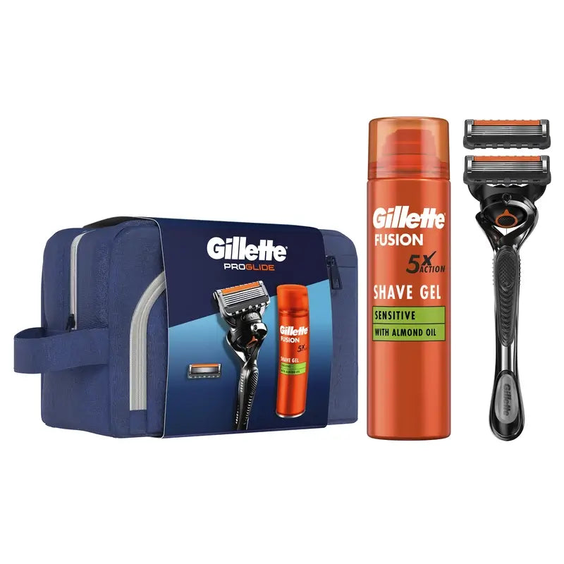 Gillette Proglide Pack With Razor + 1 Refill + Gel