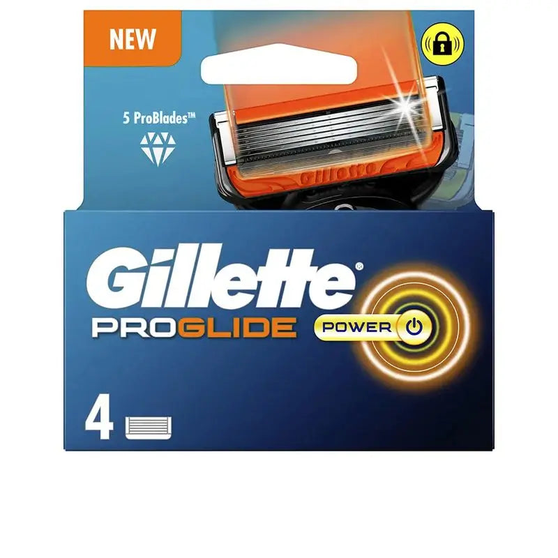 Gillette Proglide Power Men's Razor Refills, 4 pcs.