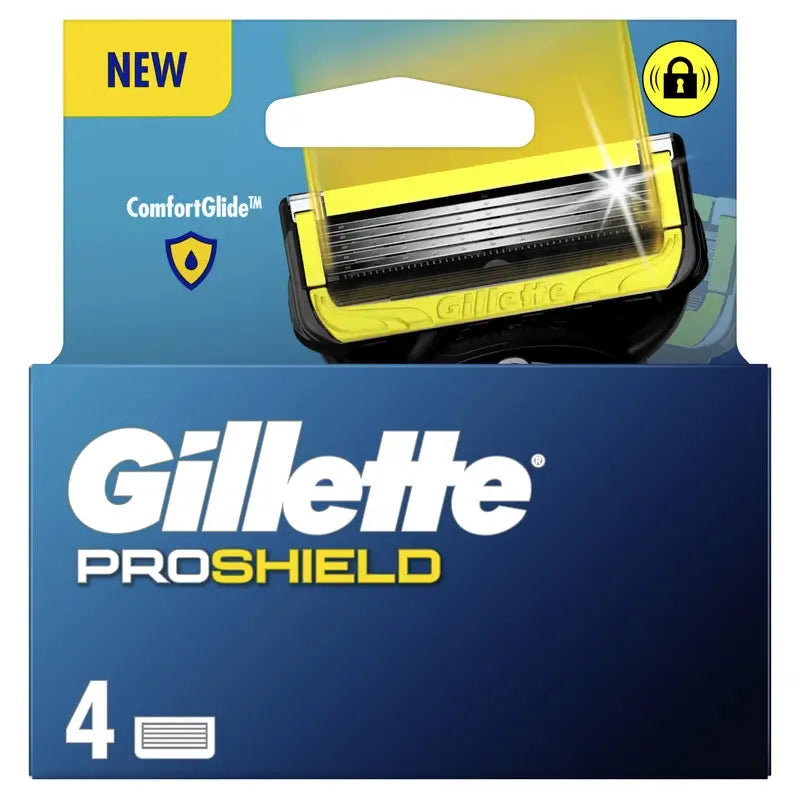 Gillette Proshield Men's Razor Refills, 4 pcs.