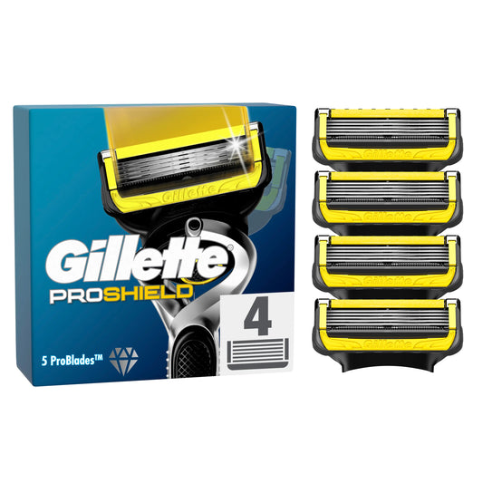 Gillette Proshield Men's Razor Refills, 4 pcs.