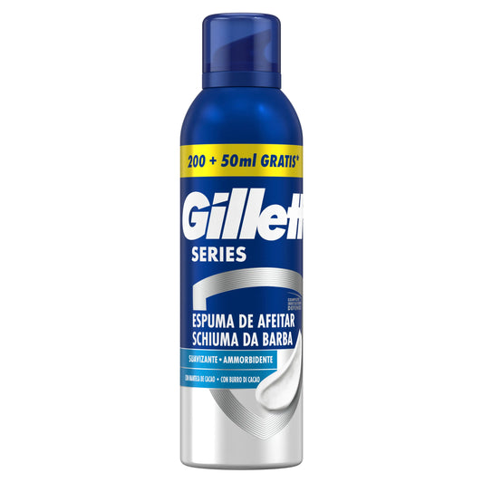 Gillette Series Cocoa Butter Smoothing Shaving Foam , 250 ml