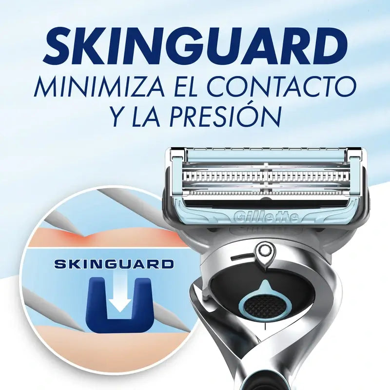 Gillette Skinguard Sensitive Flexball Razor , 1 handle + 1 refill