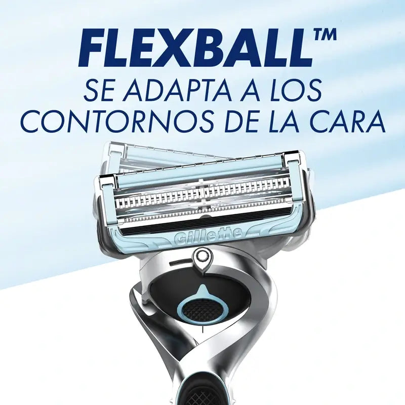 Gillette Skinguard Sensitive Flexball Razor , 1 handle + 1 refill