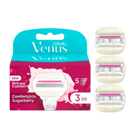 Venus Comfortglide Sugarberry With Olay , 3 units