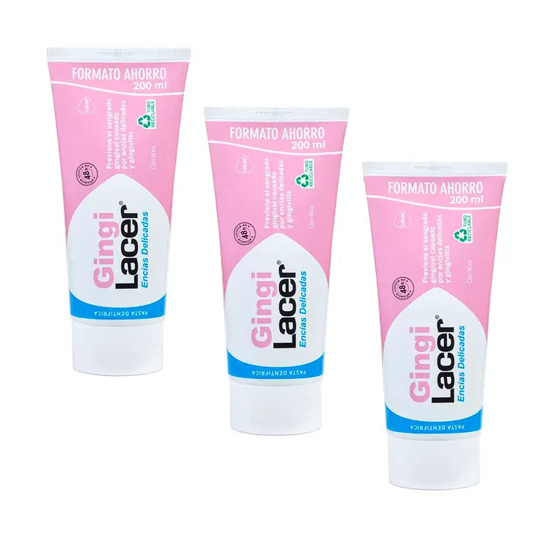 Gingilacer Triplo Toothpaste, 3 x 200 Ml