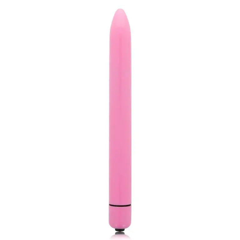 Glossy Slim Vibrador Rosa Intenso