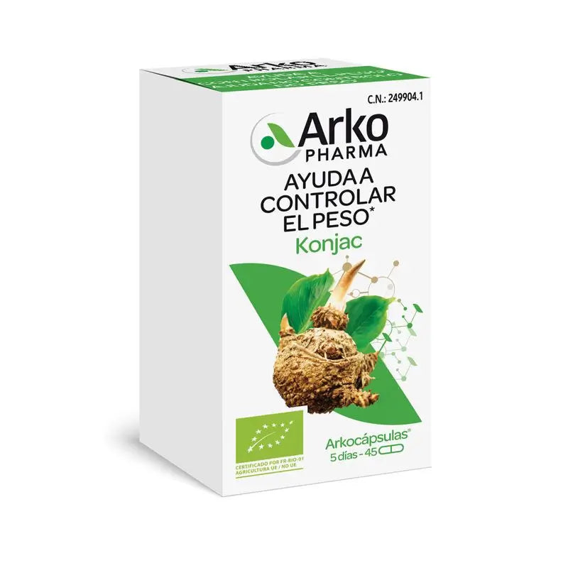 Arkocápsulas Konjac Bio 45 Cápsulas Arkopharma