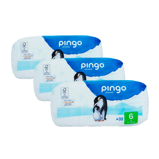 Pingo Pack 3X Ecological Nappy Size 6 Xl, 32 Pcs.