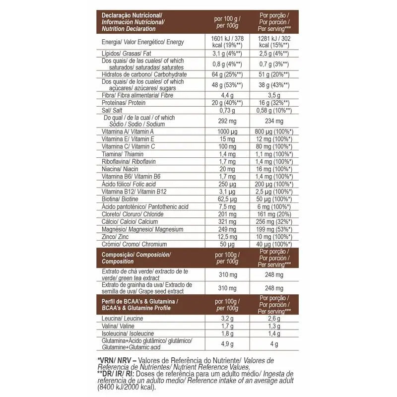 Gold Nutrition Fast Recovery Plant Based Chocolate 600Gr.