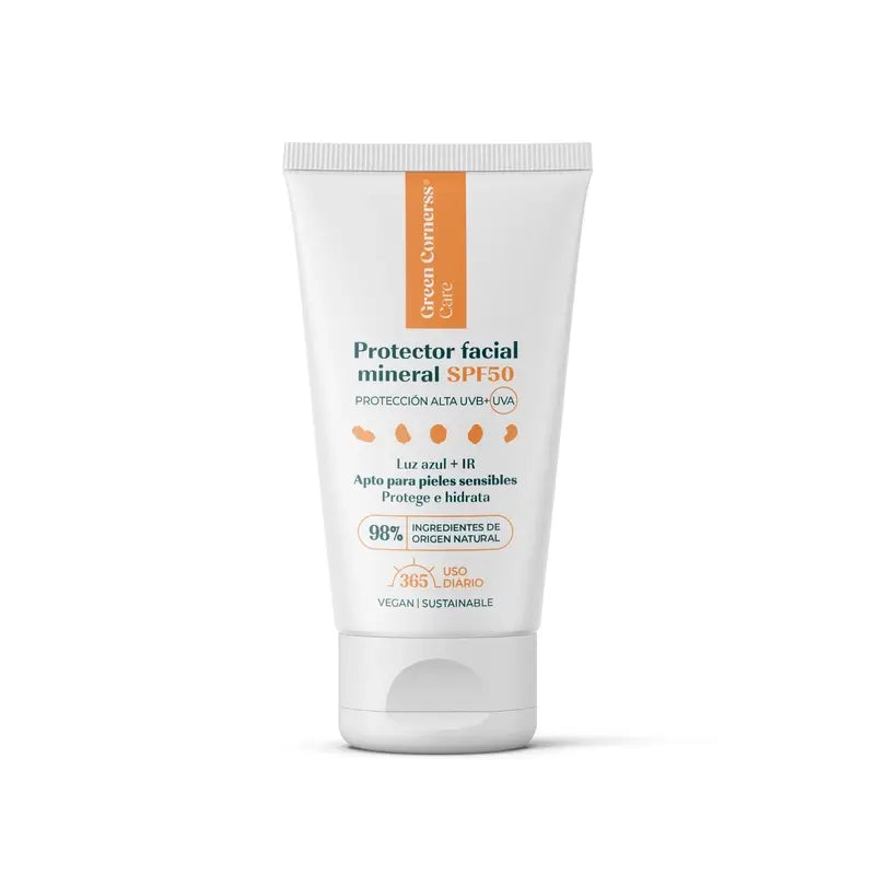 Green Corners Care Mineral Face Shield Spf 50, 50 ml