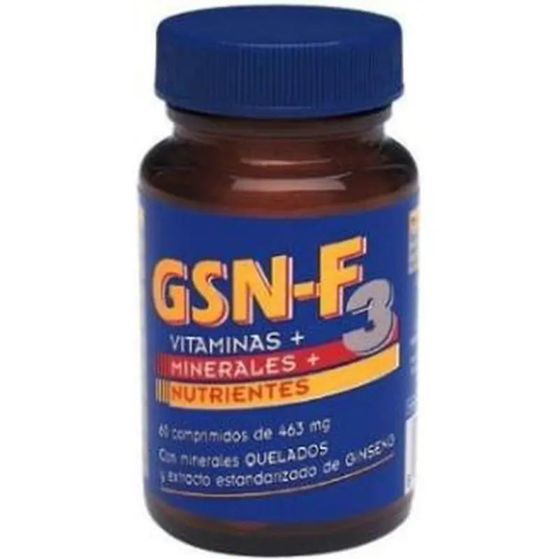 Gsn Gsn-F3 Vit. Y Min. Nutrientes 60 Comprimidos 660Mg. 