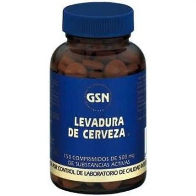 Gsn Levadura De Cerveza 150 Comprimidos 500 Mg. 