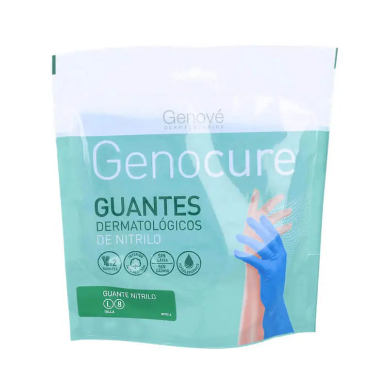 Genove Genocure Guantes Nitrilo Dermatológico Talla L/8