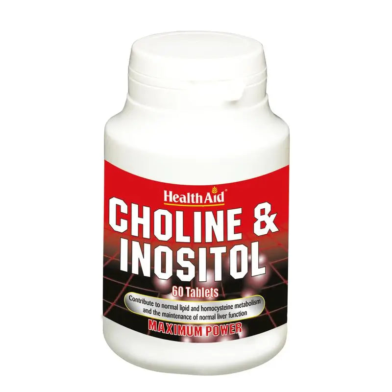 Health Aid Colina/Inositol 250/250Mg. 60Comp. 