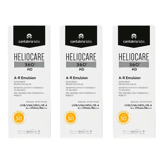 Heliocare 360º Md A-R Emulsion, 3 X 50 Ml