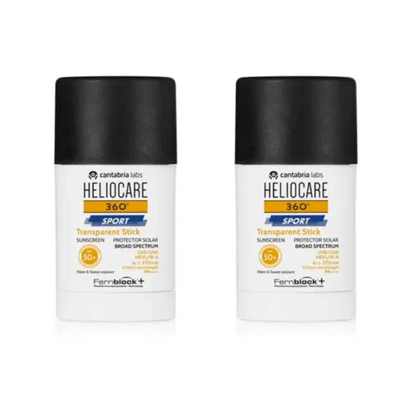 Heliocare Duplo 360º Sport Stick Spf50+, 2X25 Gr