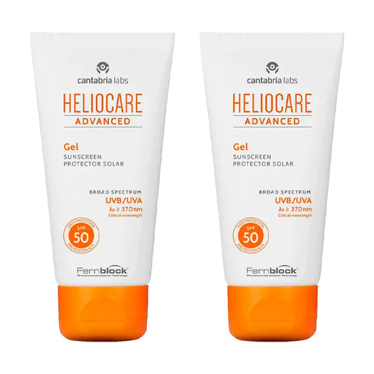 Heliocare Duplo Advanced Gel Spf50, 2X50Ml