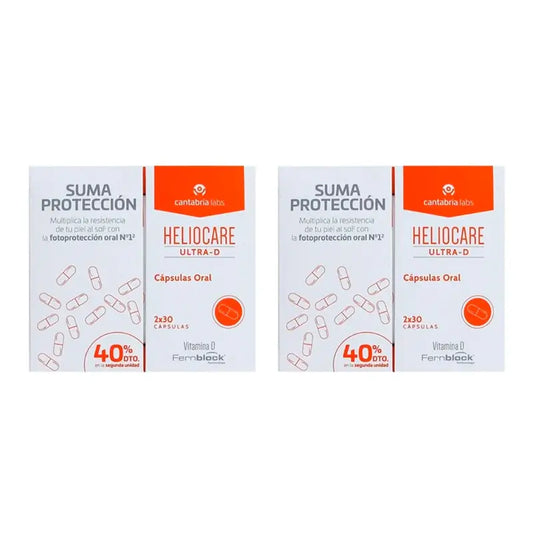 Heliocare Pack Oral Ultra D 4X30 Capsules