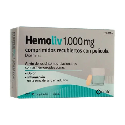 Hemoliv 1000 mg, 30 Film-coated Tablets