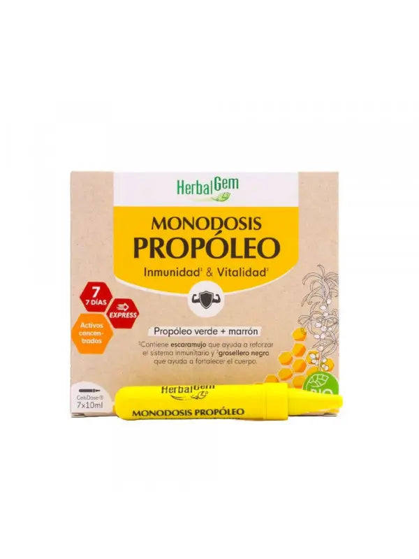 Herbalgem Propoleo Monodosis , 7 units