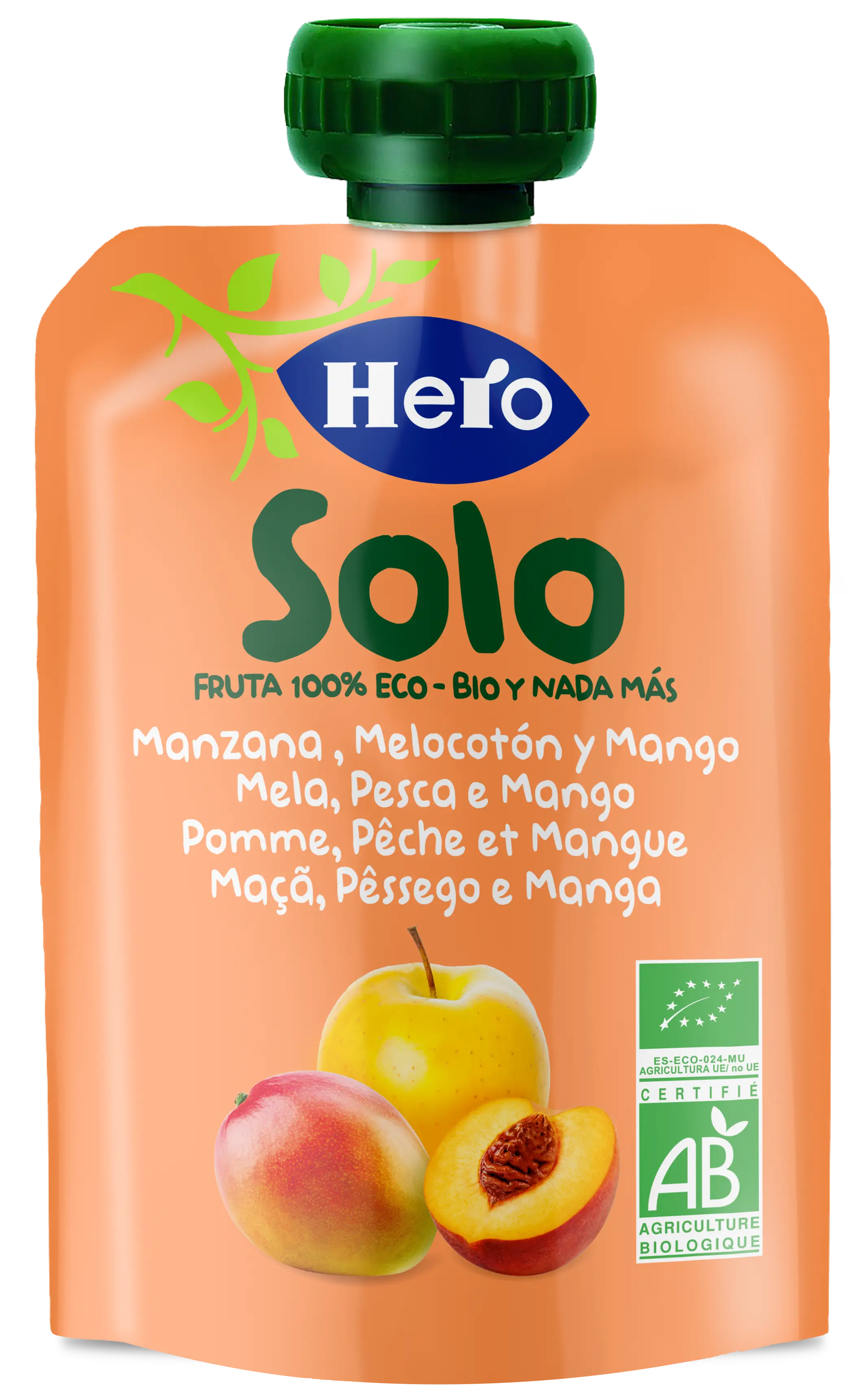 Hero Baby Hero Baby Sachet Solo Apple Peach & Mango Eco Hb Solo 100G