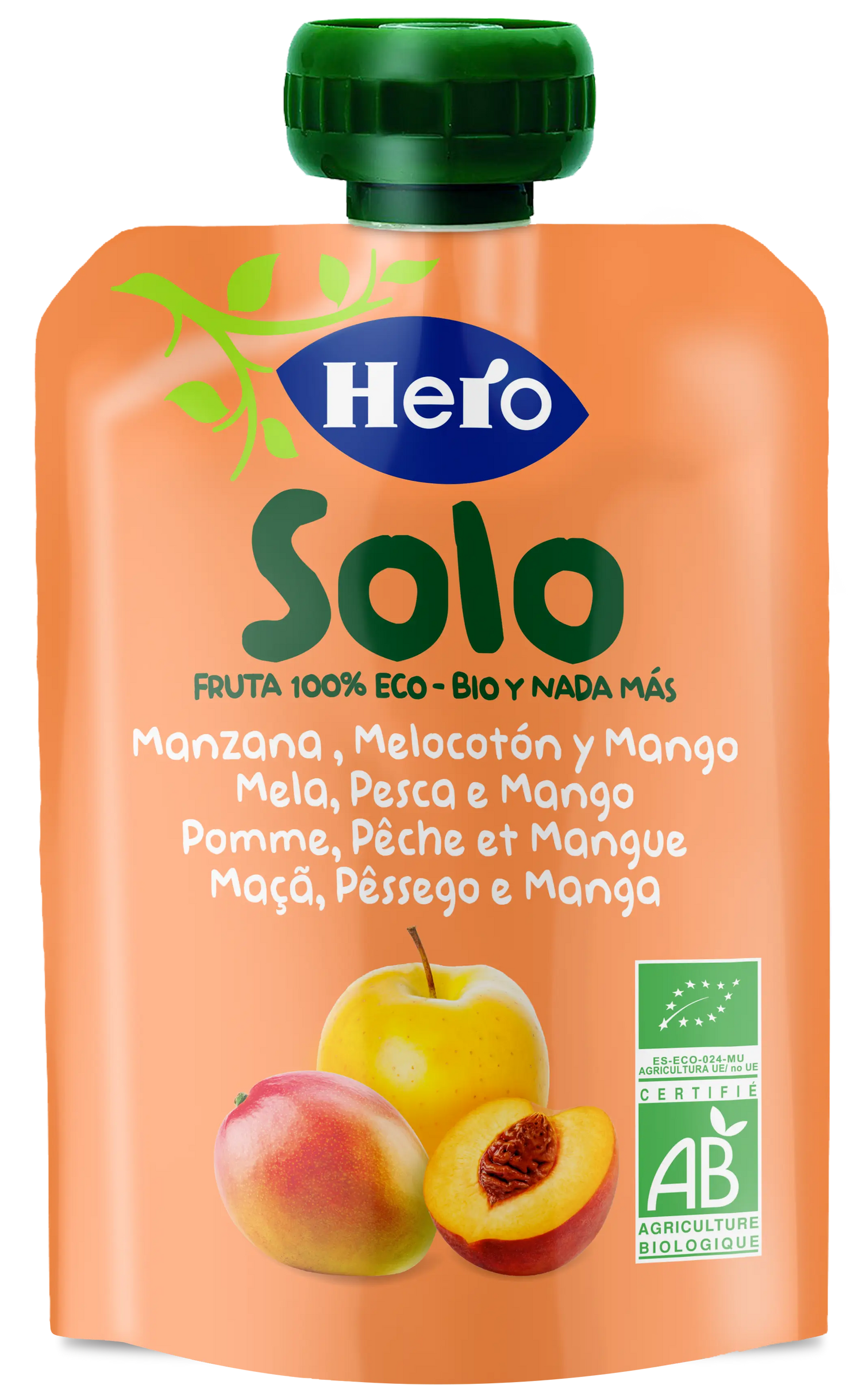 Hero Baby Hero Baby Sachet Solo Apple Peach & Mango Eco Hb Solo 100G