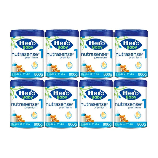 Hero Baby Nutrasense Premium Infant Milk 1 , 8 x 800 grams