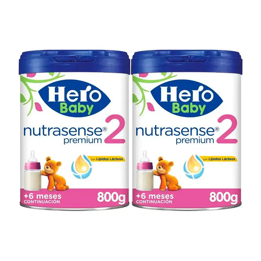 Hero Baby Nutrasense Premium Infant Milk 2 , 2 x 800 g