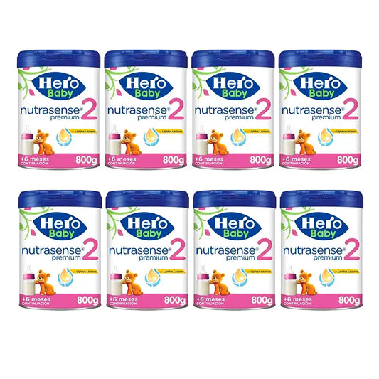 Hero Baby Nutrasense Premium Infant Milk 2 , 8 x 800 g