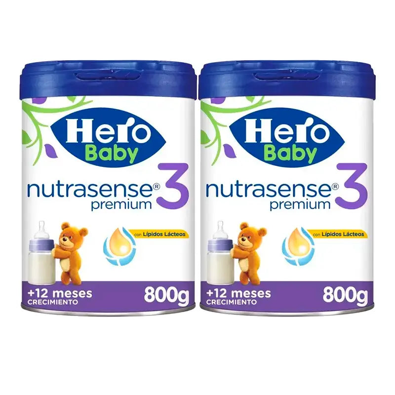 Hero Baby Nutrasense Premium Infant Milk 3 , 2 x 800 g