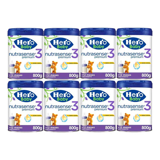 Hero Baby Nutrasense Premium Infant Milk 3 , 8 x 800 g