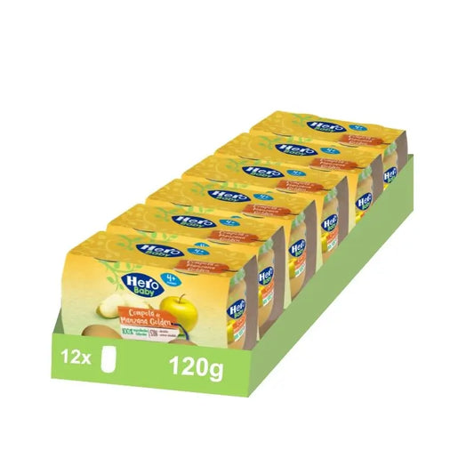 Hero Baby Pack Apple Pie Pack, 6 X 2 X 120 g