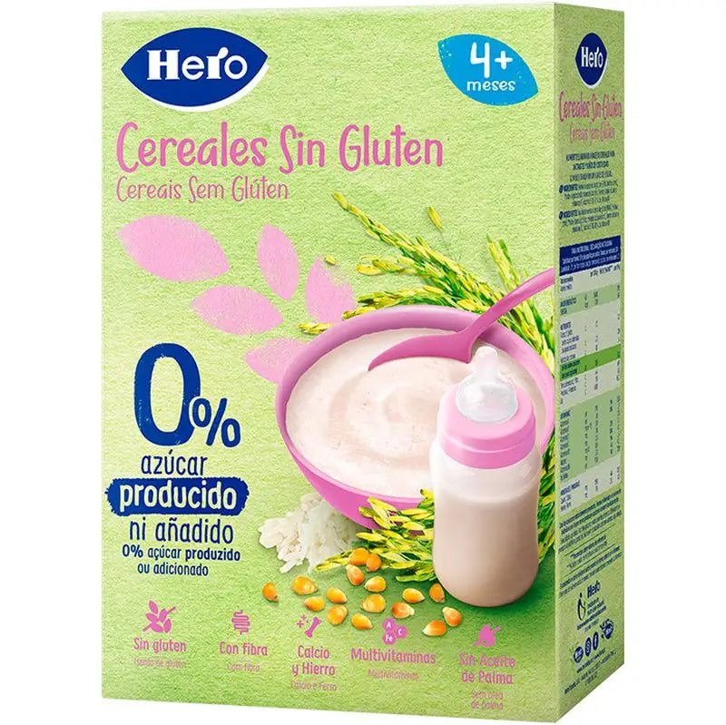 Hero Baby Cereal Cereal Cereal Cereal Cereal Gluten Free 340G