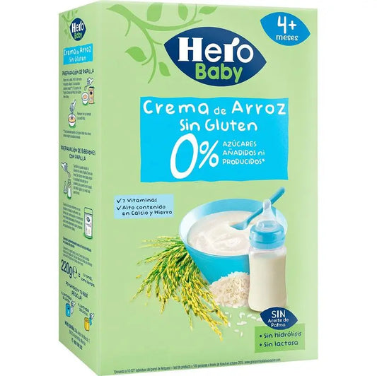 Hero Baby Papilla De Cereales Hero Baby Crema De Arroz 220G