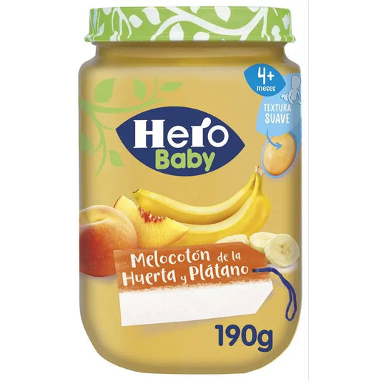 Hero Baby Peach and Banana Peach and Banana Jar, 190gr