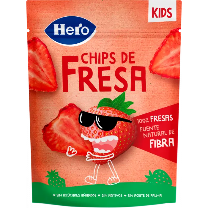 Hero Snack Kids Strawberry Chips , 12 grams