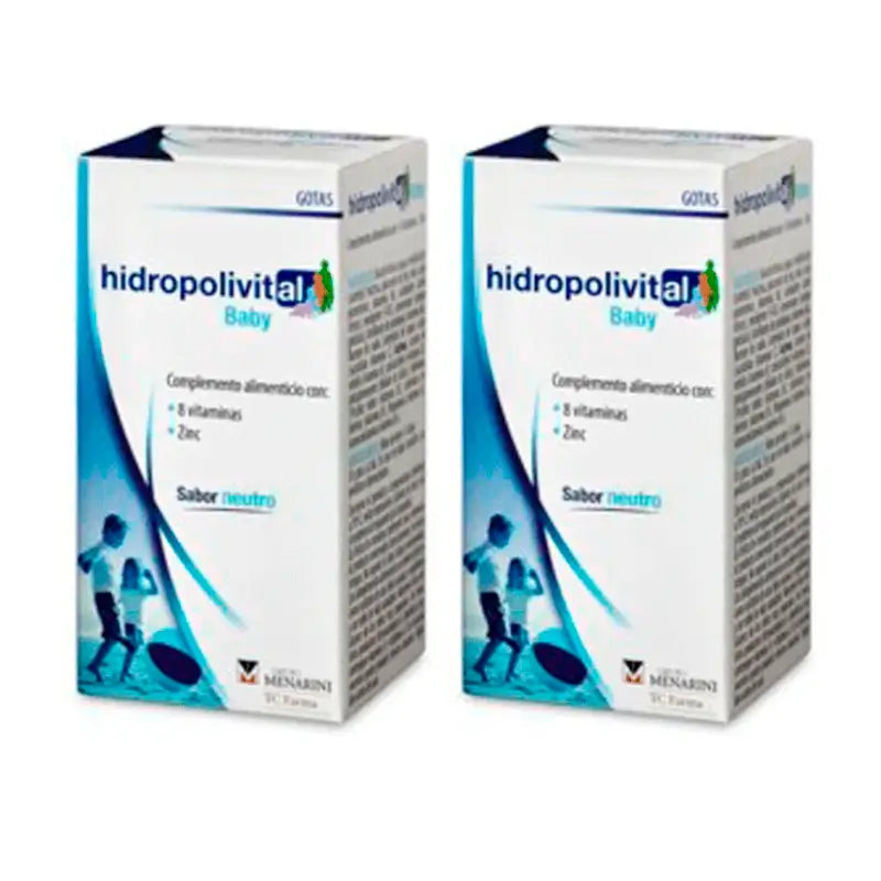 Hidropolivital Baby Drops Duplo Food Supplement 2 x 10 ml