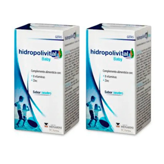 Hidropolivital Baby Drops Duplo Food Supplement 2 x 10 ml