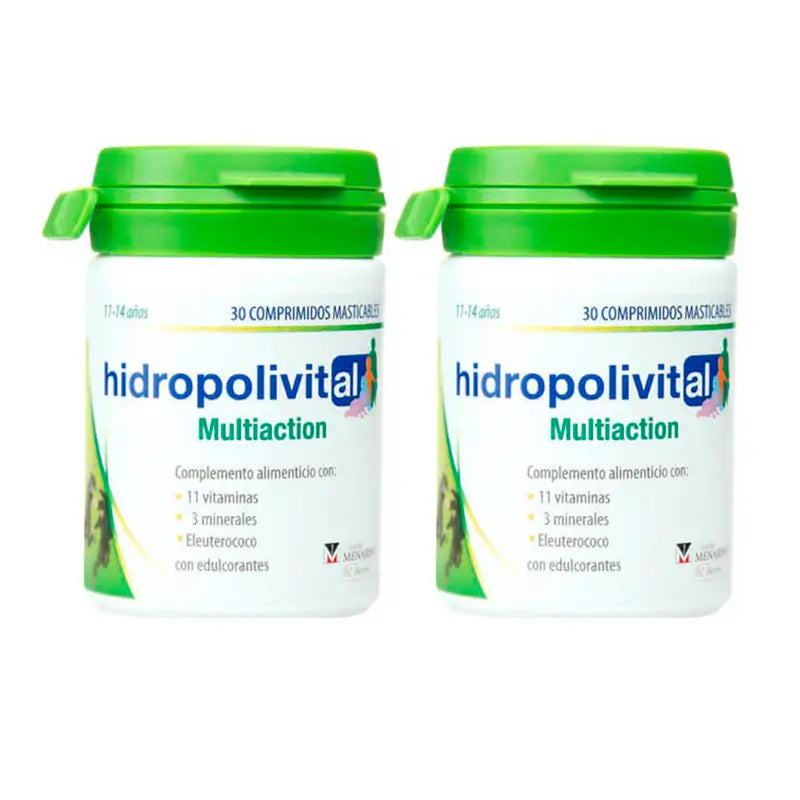 Hidropolivital Duplo Multiaction 2 x 30 chewable tablets