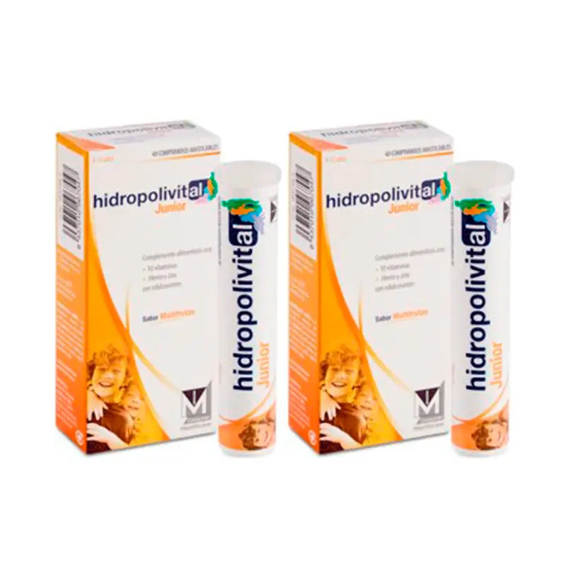 Hidropolivital Junior Duplo Food Supplement 2 x 40 Chewable Tablets