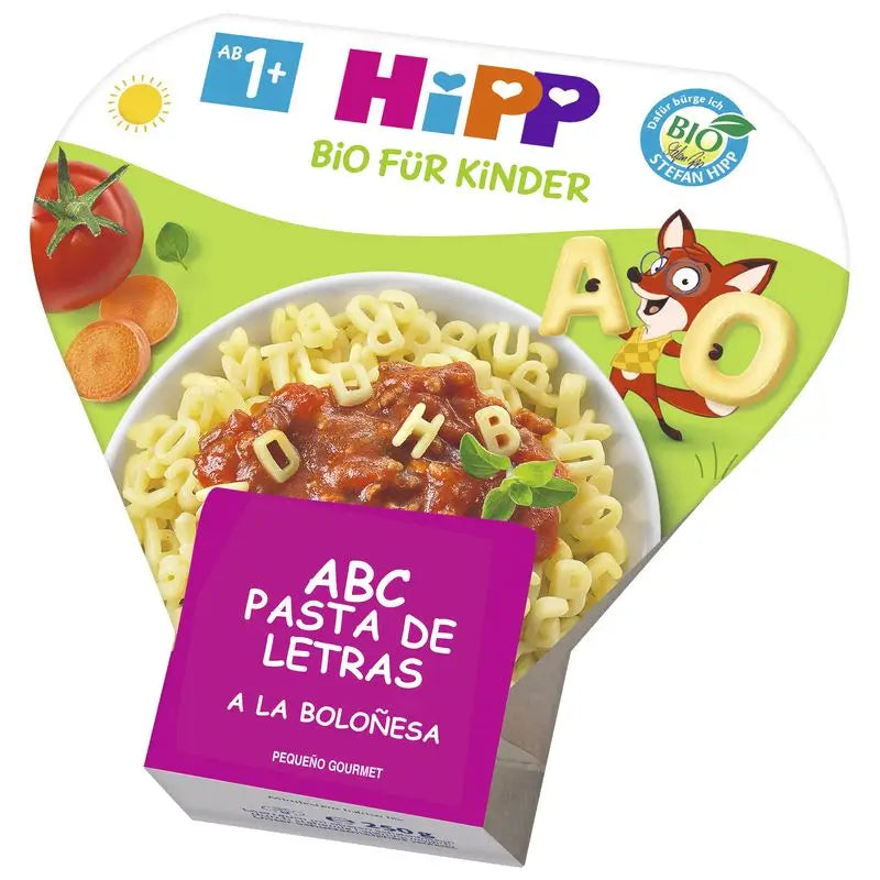 Hipp  Abc Pasta De Letras Con Salsa Boloñesa Bio, 250 G