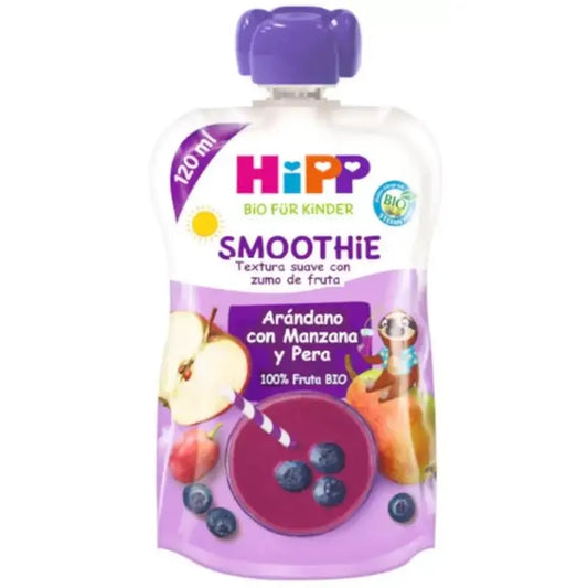 Hipp Organic Blueberry Apple & Pear Smoothie, 120 ml