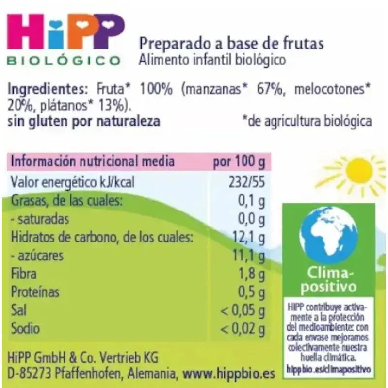 Hipp Organic Multifruit Jar, 190 G