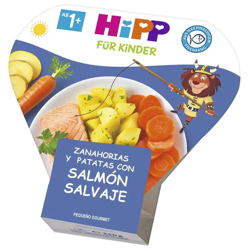 Hipp  Zanahorias Y Patatas Con Salmón Salvaje, 250 G