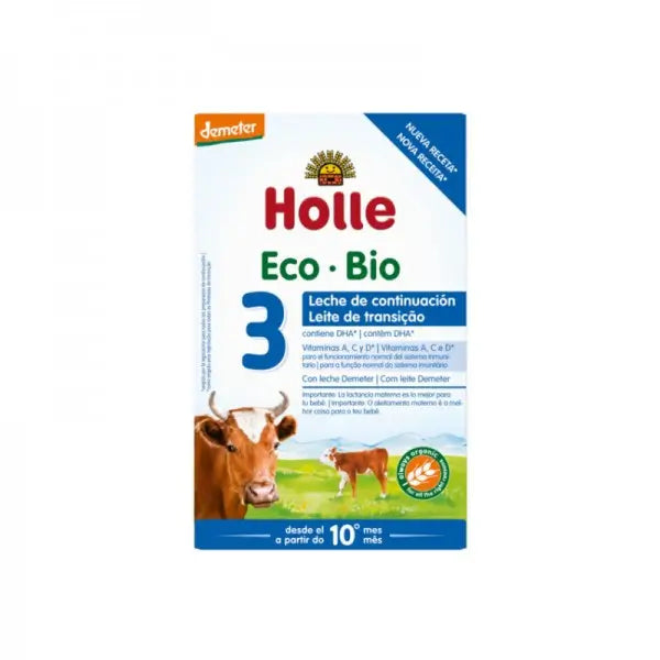 Holle Leche Para Continuación 3, Desde 10 Meses, 600 gr