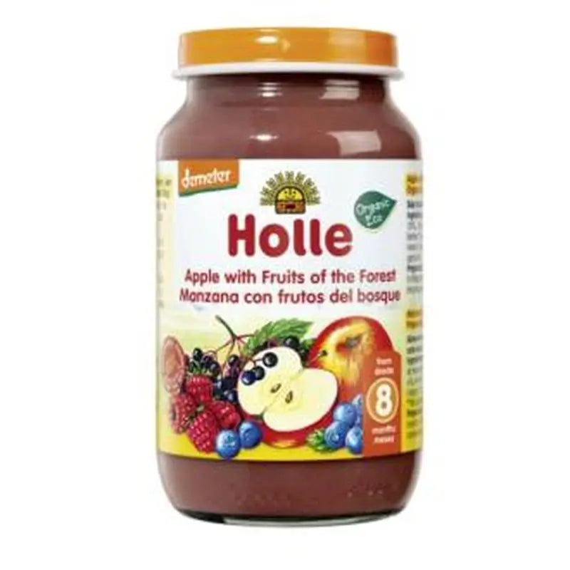 Holle Potito Frutas Bosque-Manzana 8Meses 220G Demeter