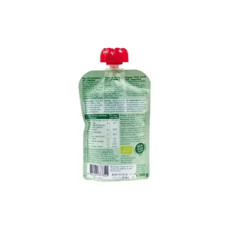 Pear, Apple and Spinach Holle Pouche 100 g