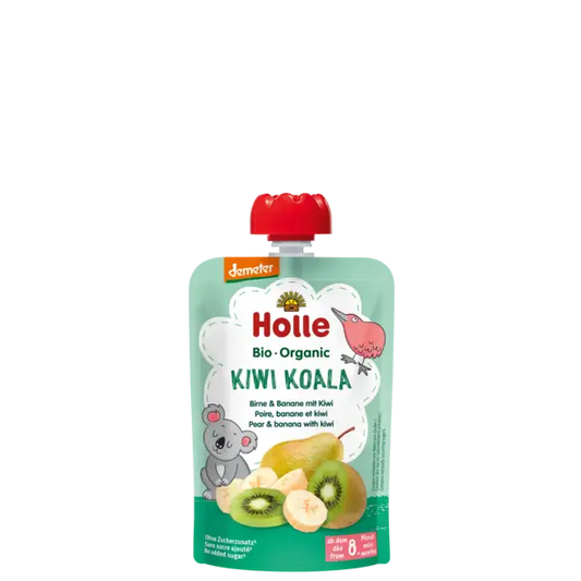 Holle Pouche de Pera, Plátano y Kiwi, 100 gr