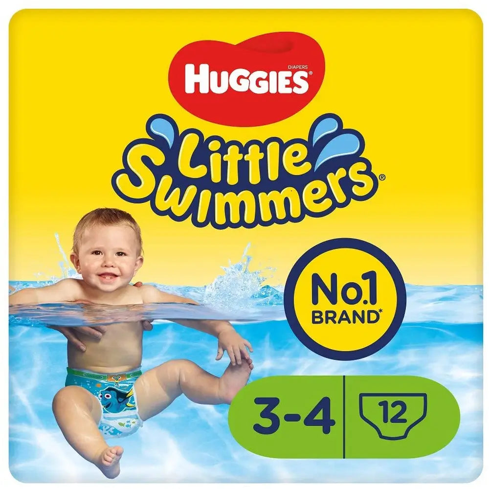 Huggies Little Swimmers Nappy Size 3-4 (7-15 Kg), 12 Pcs.