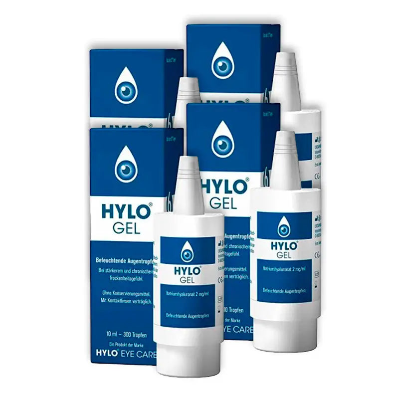 Hylo Eye Drops Gel 10 ml, 4 Units